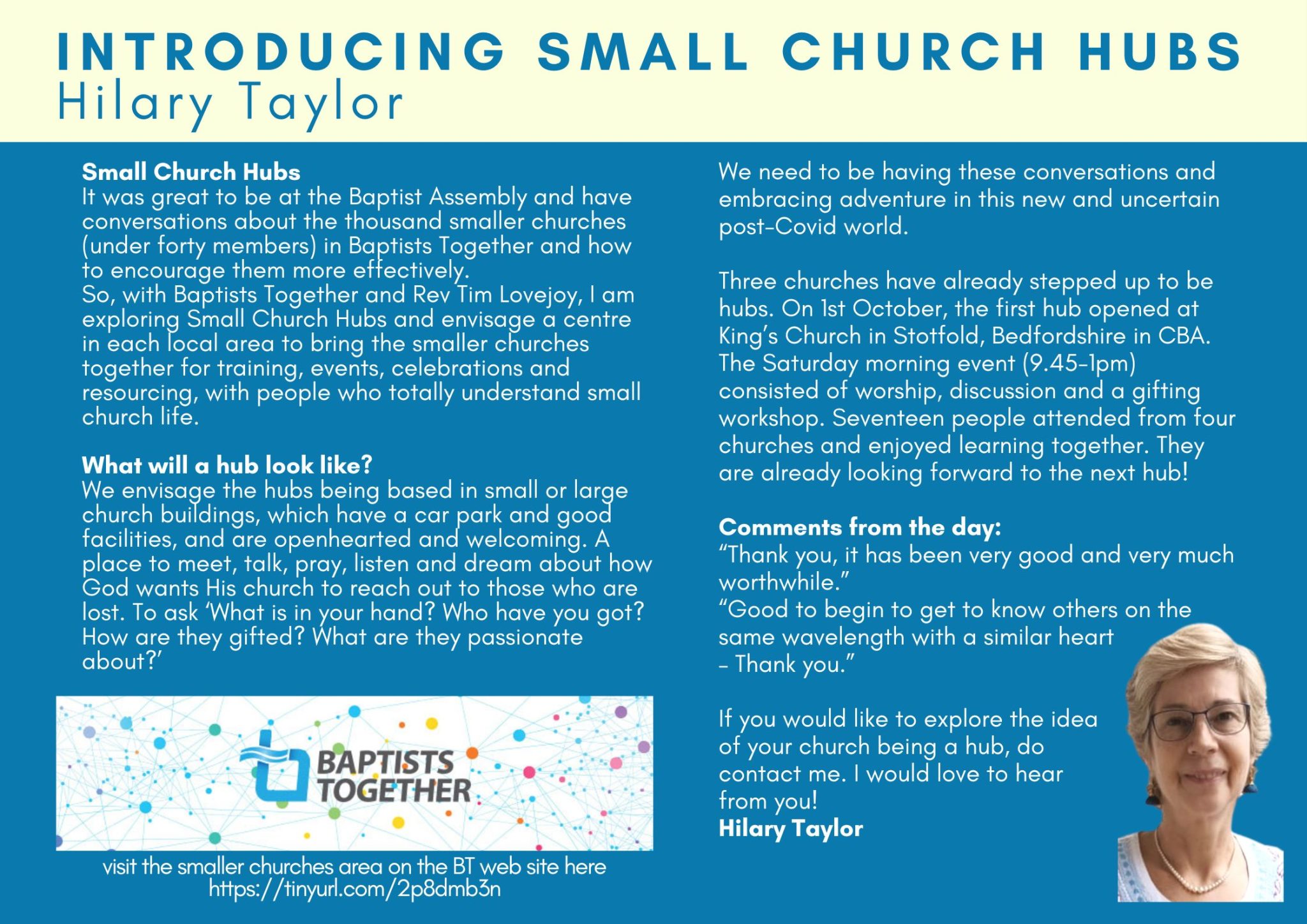 Hilary Taylor small church hub