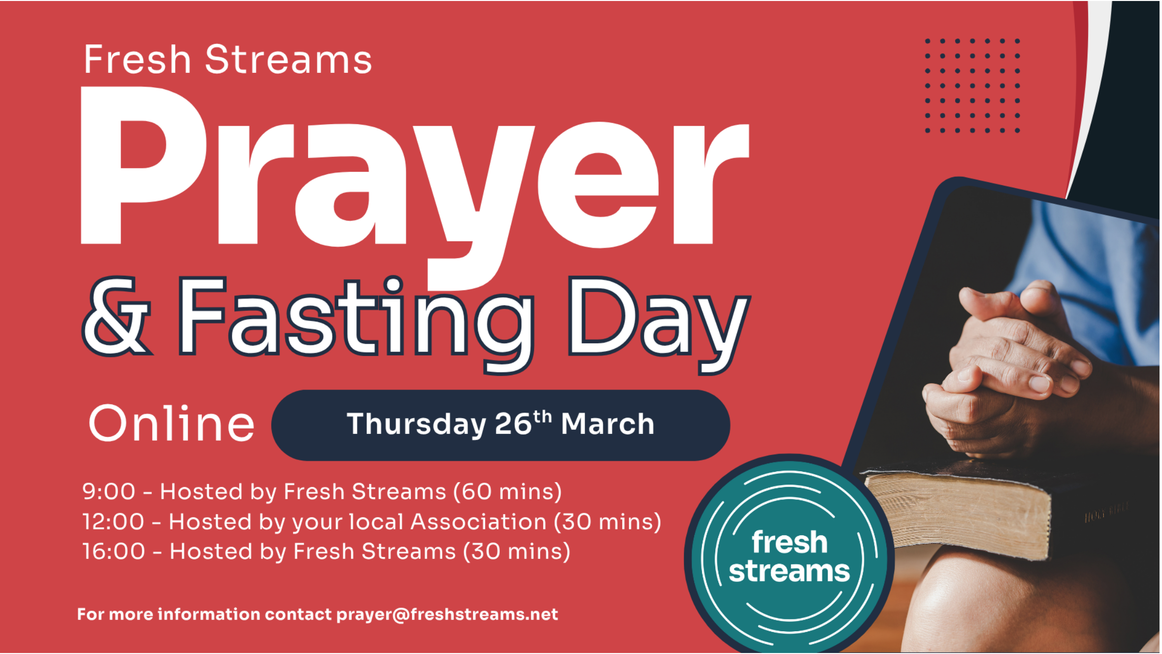 Fresh Streams Prayer & Fasting